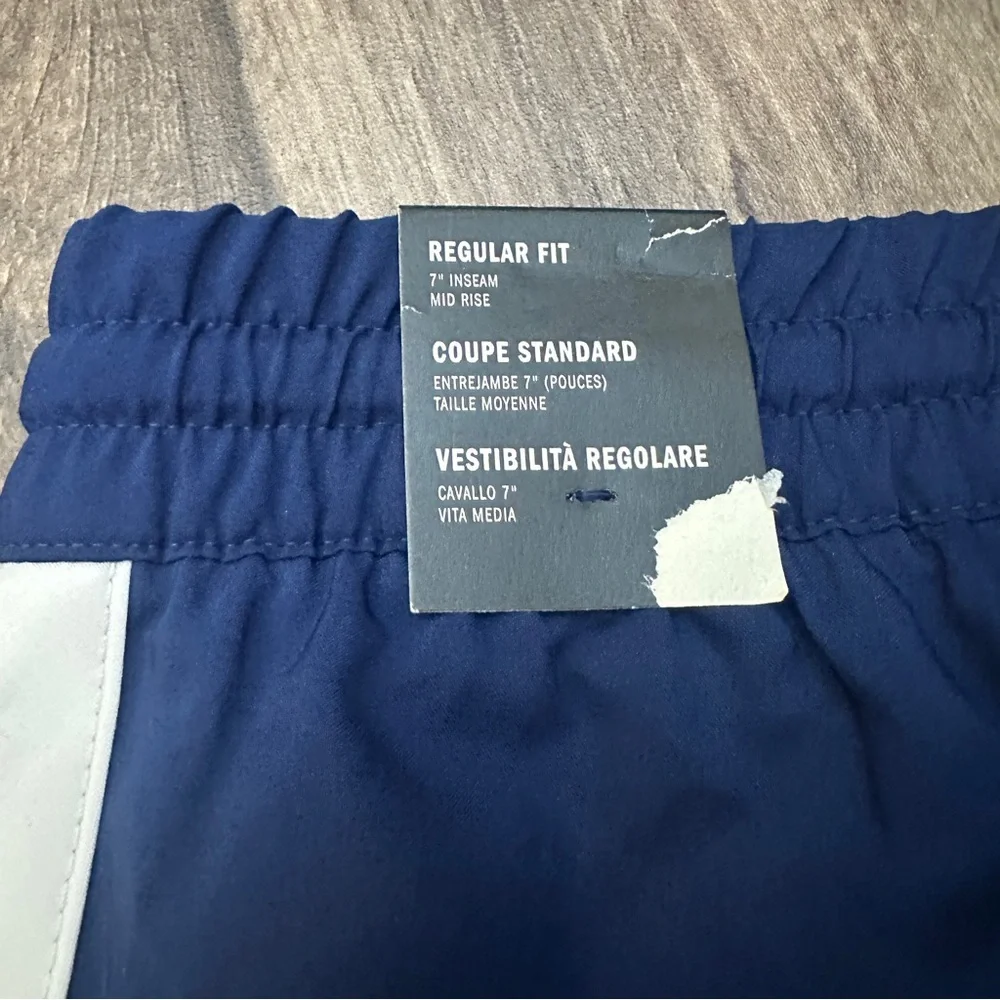 Adidas Multi Sport 3 Stripes Shorts Men’s Size 3XLT Dark Blue White